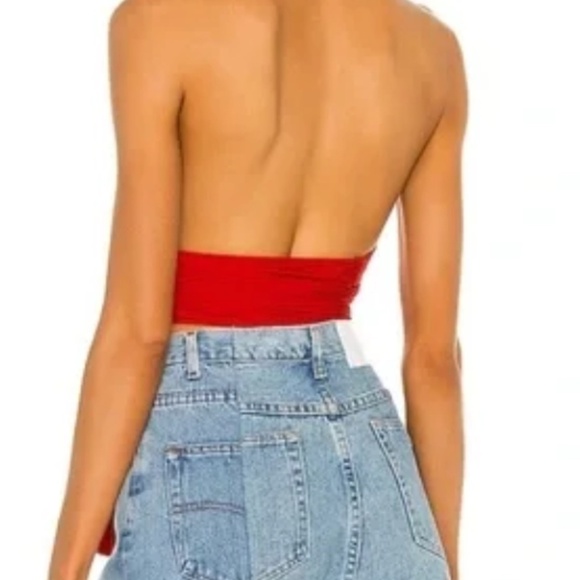 Superdown Jennifer Wrap Top In Red - Small - Picture 2 of 8